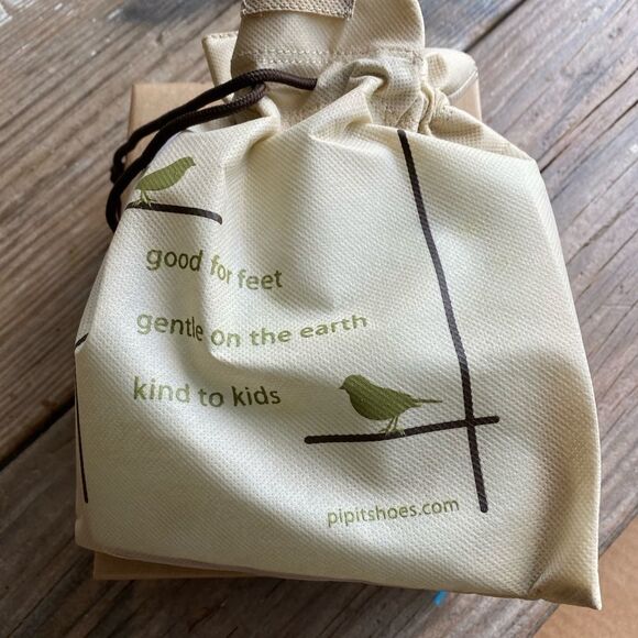 Pipit FLOWER apricot/camel baby shoes - Picture 2 of 3